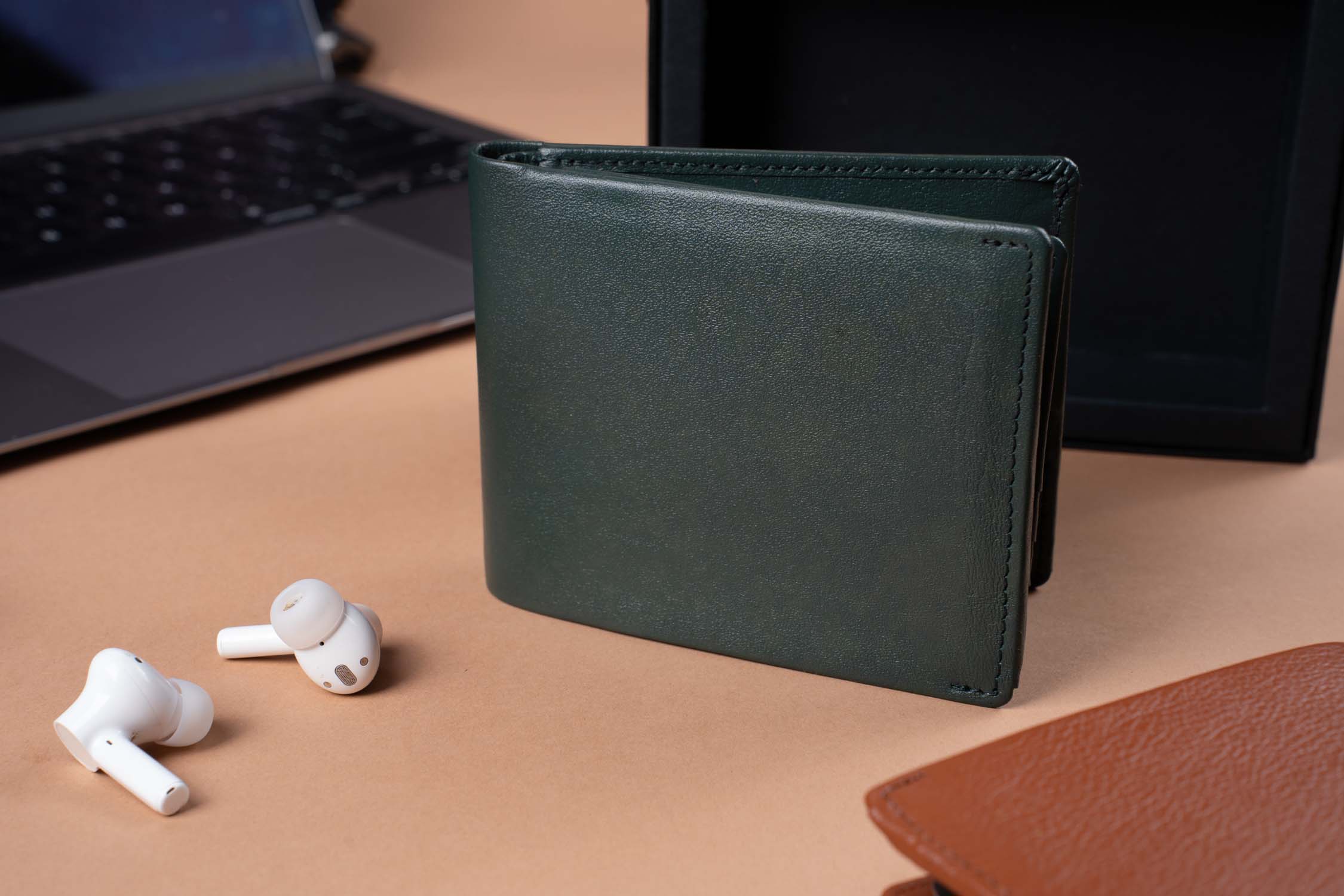 Ivory Buff Nappa Pouch