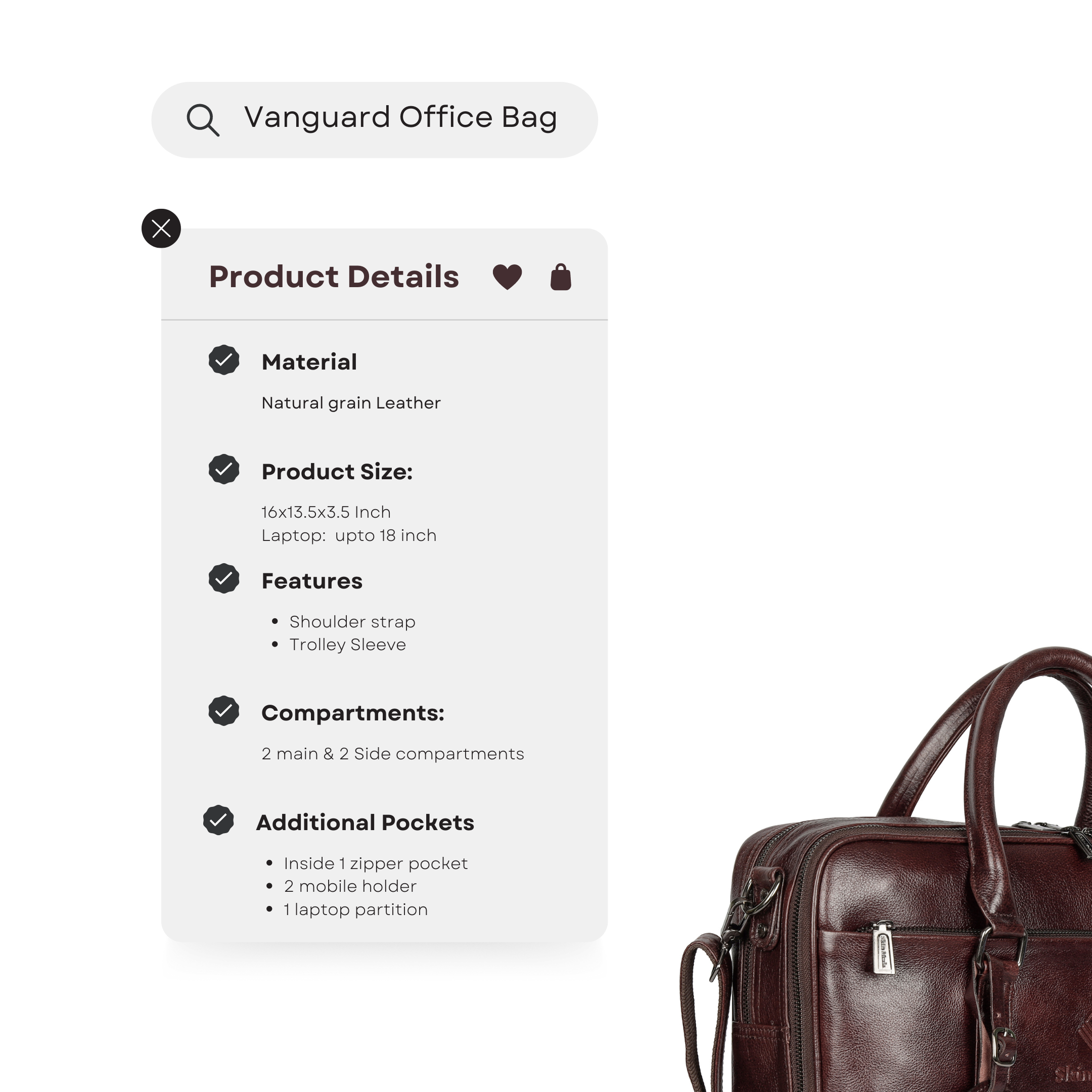 Vanguard Office Bag